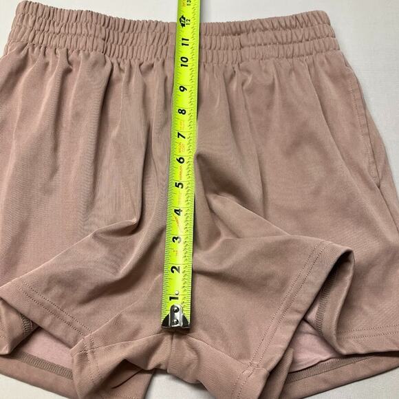 KLASSY NETWORK Elastic Waist Pull On Active Shorts 3.5" Size S Blush Pink - Picture 6 of 10